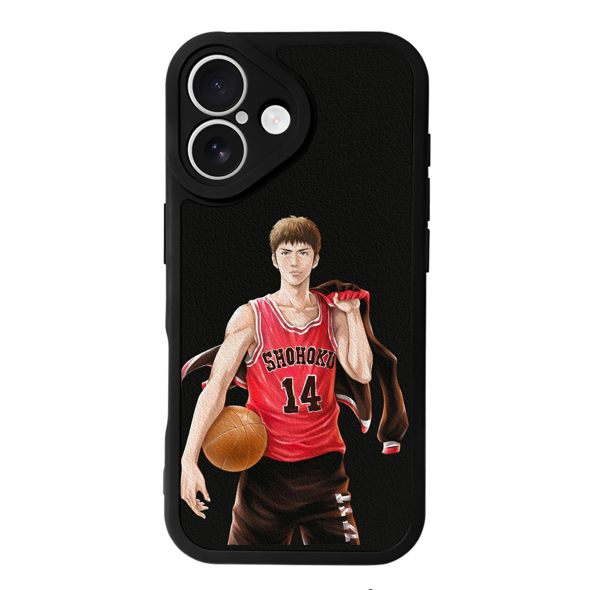 （画像用） SLAM DUNK／スラムダンク 【iPhone 16シリーズ対応】シリコンスマホケース（レザー調） 材質：シリコン